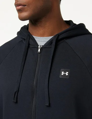 Miniatura 4 de Under Armour Rival - Sudadera de vellón para hombre, con capucha y cierre con cremallera completa