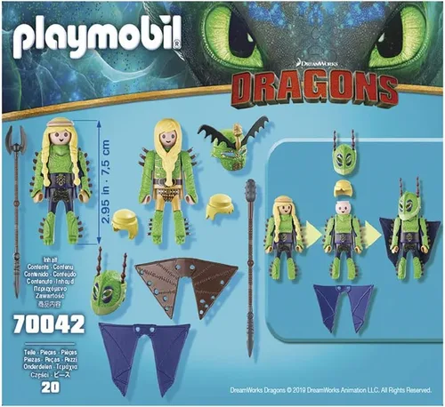 Miniatura 3 de Playmobil Cómo entrenar a tu Dragon III Ruffnut y Tuffnut con traje de vuelo