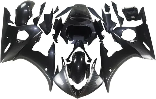 Miniatura 17 de Carenado de inyección azul para Yamaha YZF 2003-2005 R6 y 2006-2009 R6S nuevo kit pintado ABS plástico motocicleta carrocería mercado de accesorios