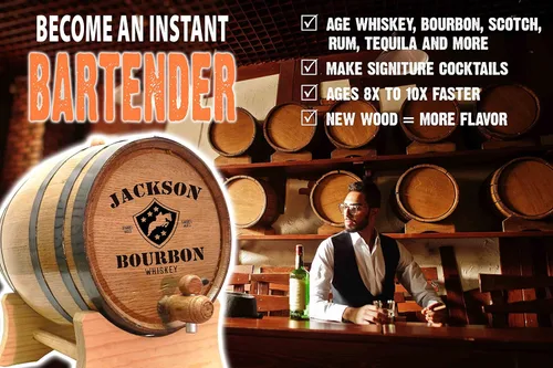 Miniatura 4 de Thousand Oaks Barrel Co. - Kit personalizado para hacer whisky de centeno americano – Thousand Oaks Barrel Co. – Age Spirits in an Oak Cask Keg