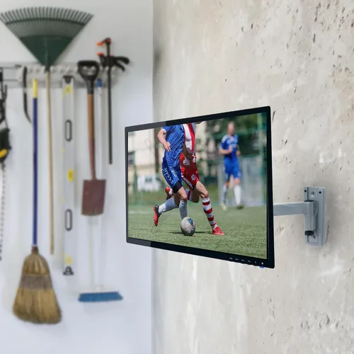 Miniatura 8 de VIVO Soporte de pared para TV RV de liberación rápida para pantallas de 13 a 43 pulgadas, soporte articulado con bloqueo, se adapta hasta VESA 200 x