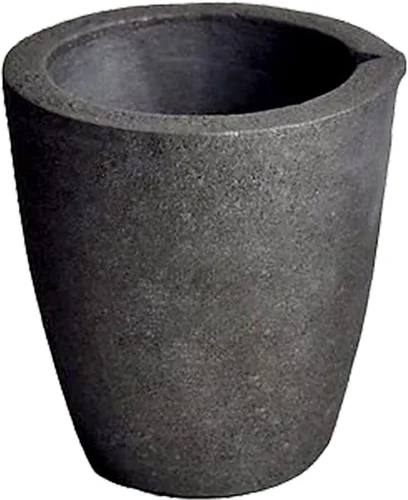 #3 8.8 lbs, crisoles de grafito de arcilla de fundición con boquilla de vertido para horno, antorcha de fundición de fusión, refinación de oro,