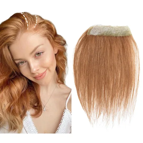 Miniatura 39 de Reemplazo de cabello humano con cicatrices, quemaduras accidentales sin vello para hombres y mujeres, pérdida de línea de cabello, cinta recta