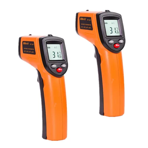Miniatura 9 de Elitech Pistola de temperatura láser, termómetro infrarrojo digital sin contacto, emisividad ajustable, luz de fondo, de mano para parrilla, carne