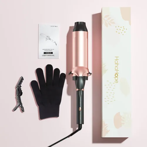 Miniatura 7 de Hahahope Rizador profesional de 2 pulgadas Negro