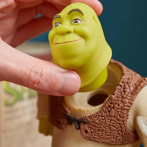 Miniatura 3 de CC Countdown Characters Figura coleccionable de Shrek 2024, mercancía oficial de Shrek, estatua del calendario de Adviento para construir