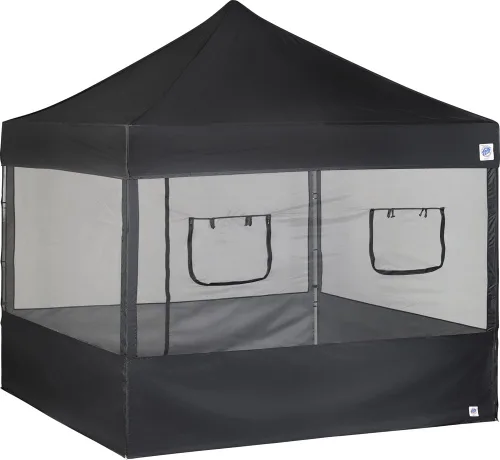 Miniatura 8 de E-Z UP Kit de pared lateral para cabina de comida, juego de 4, se adapta a toldo de pierna recta de 10 x 10 pies (toldo/refugio no incluido)