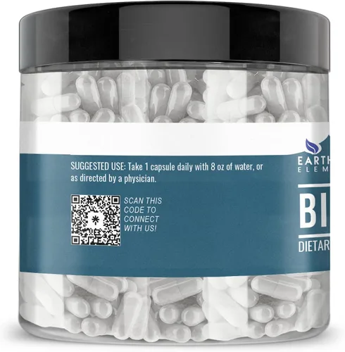 Miniatura 2 de Earthborn Elements Bicarb Blend 200 cápsulas, puro y sin diluir, sin aditivos