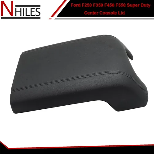 Miniatura 5 de NHILES Kit de Tapa de Consola Central Negra de Repuesto Compatible con F-250 Super Duty F-350 Super Duty F-450 Super Duty F-550 Super Duty 2011 2012