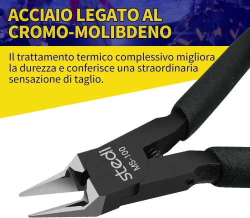Miniatura 3 de stedi Pinza para modelo de 4,7 pulgadas, con hoja delgada y afilada y estuche para hojas, herramientas de modelaje de plástico, cortador de rebabas