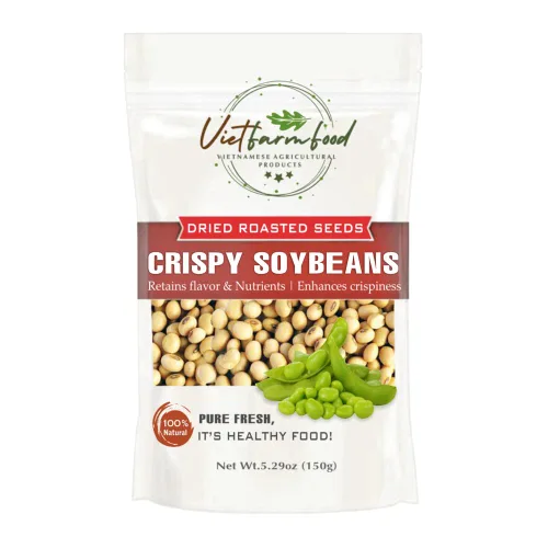 Miniatura 5 de SEMILLAS DE LOTUS CRISPY 5.29oz (150g) VIETFARMFOOD: Ligeramente fritas en aceite. Sin azúcar, dulzura natural, sabor graso característico