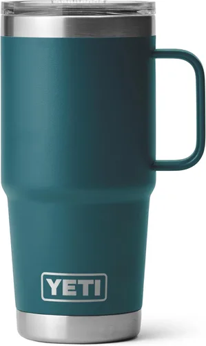 Miniatura 9 de YETI - Vaso de viaje Rambler de 20 onzas, de acero inoxidable, aislada al vacío con tapa fuerte Stronghold Blanco