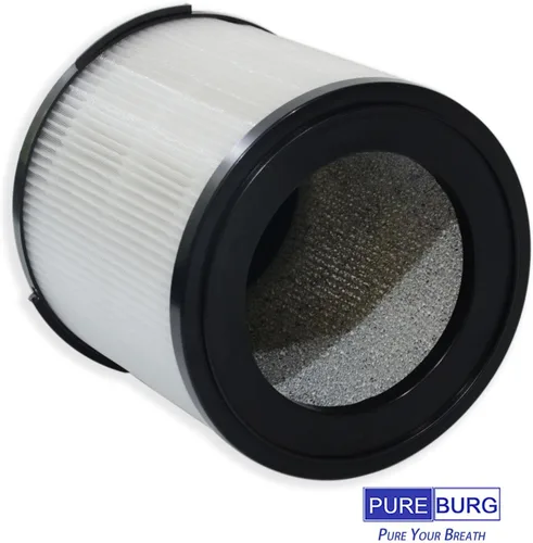 Miniatura 4 de PUREBURG Filtro de repuesto compatible con Morpilot, Keenstone, ASLOTUS ELITUN Safe-Mate KJ130V1 purificadores de aire, carbón activado HEPA H13