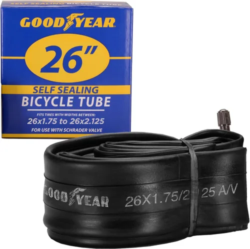 Miniatura 18 de Tubo de Bicicleta Goodyear con Goma de Butilo - Tubos de Bicicleta Confiables para Ciclismo Premium