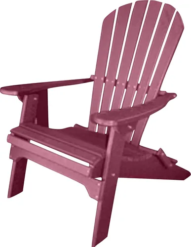 Miniatura 12 de Phat Tommy Silla Adirondack plegable – Silla Adirondack de polietileno de polietileno de alta densidad – resistente plástico reciclado – Muebles