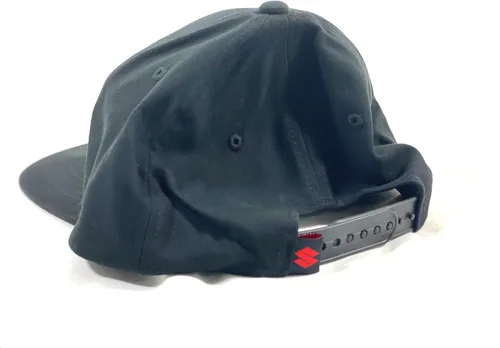 Miniatura 2 de SUZUKI Sombrero de contraste - Negro con logotipo 3D blanco Snap Back 990A0-17202-BLK