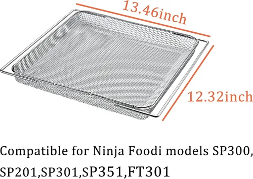 Miniatura 2 de Cesta de repuesto para freidora de aire Ninja Foodi SP201 SP301 SP300 SP351 FT301