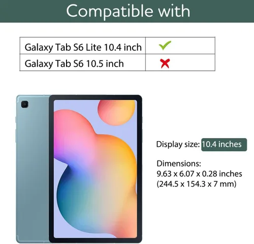 Miniatura 7 de SURITCH Protector de pantalla integrado, soporte para lápices, apagado y encendido automático, funda de piel ligera de cuerpo completo con soporte