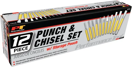 Miniatura 2 de Performance Tool W751 - Juego de cinceles y punzones de 12 piezas