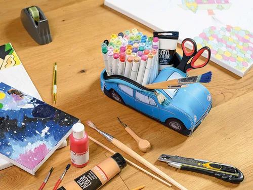 Miniatura 4 de BRISA Colección VW - Volkswagen Neopreno Universal, Azul claro, Small (9.8 X 3.9 X 4.1")