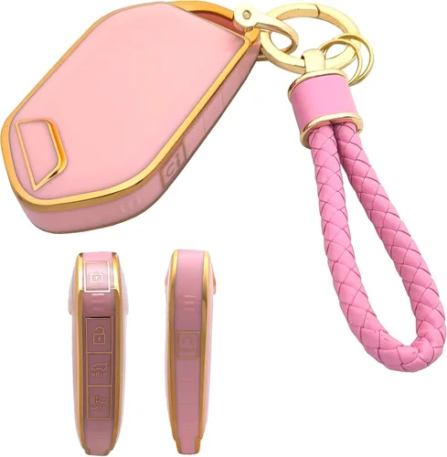 Miniatura 16 de Funda para Llavero Portallaves Estuche Soporte para Llaves Carcasa Protectora de TPU Suave Protector Accesorios para Automóvil