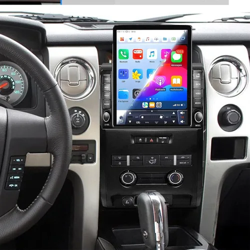 Radio estéreo de coche para Ford F-150 F150 2009-2014, pantalla táctil vertical 9.7 para F150 Android estéreo con Apple Carplay Android Auto, GPS,