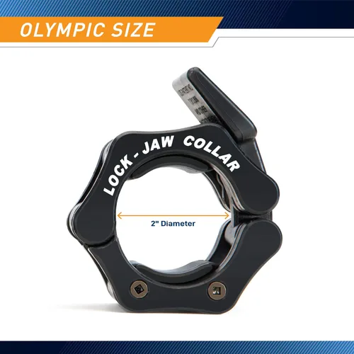 Miniatura 3 de Steelbody Collares de mandíbula con bloqueo de barra olímpica