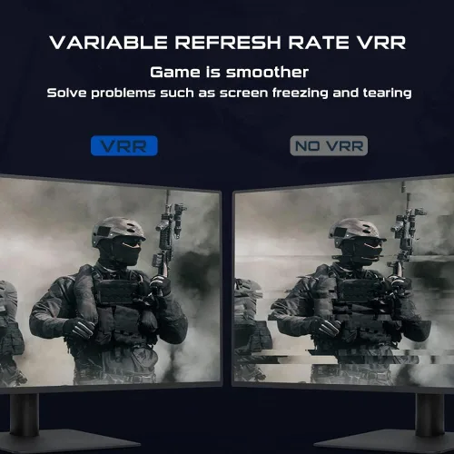 Miniatura 6 de Interruptor HDMI 2 en 1 salida 4K 120Hz, 4K 144Hz, 8K 60Hz, conmutador HDMI 2.1 2 en 1 salida, carcasa de aluminio, compatible con PS4/PS5, Xbox