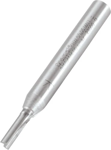 Trend Broca de corte profesional recta de dos flautas, vástago de 1/4 de pulgada, diámetro de corte de 1/8", diámetros de 5/64" a 1/2", punta de