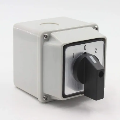 Miniatura 5 de Interruptor selector de cambio universal, con caja impermeable, 3 posiciones 12 terminales, interruptor de transferencia de energía, generadores