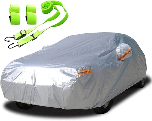 kayme Funda impermeable para automóvil para todo tipo de clima, correas resistentes al viento para automóviles y automóviles