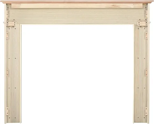 Miniatura 3 de Pearl Mantels ARYB48110 Cómodo mantel de madera de estilo transitorio, 48 pulgadas de ancho x 42 pulgadas de alto, sin terminar