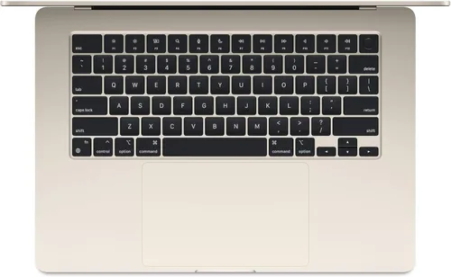 Miniatura 2 de Apple MacBook Air 2024 con chip Apple M3, 15 pulgadas, 8 GB de RAM, 256 GB de almacenamiento SSD, QWERTY English, Starlight (renovado)