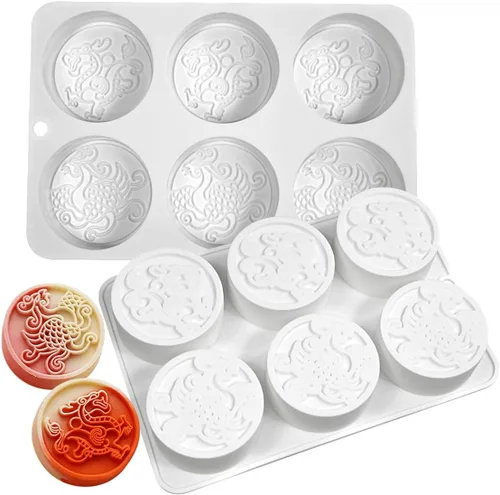 Miniatura 10 de TUKE Molde de silicona para árbol de Navidad, moldes en forma de árbol para hacer velas de jabón hechas a mano, pasteles, dulces de postre