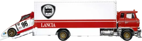 Miniatura 4 de Hot Wheels Coche Cultura Equipo Transporte Lancia Stratos Grupo 5 & Sakura Sprinter Diecast Car