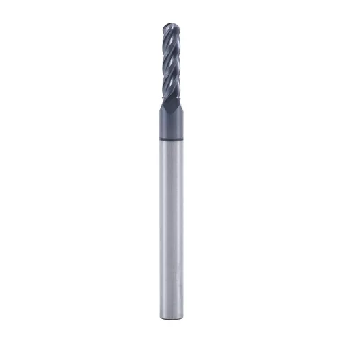ISB Fresas de punta esférica de carburo, 3/32" de diámetro, 1/8" de diámetro de vástago, 4 flautas, herramienta de corte CNC, fresas para router CNC