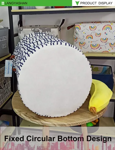 Miniatura 8 de Cesta de lona plegable para lavandería, cesta organizadora para almacenamiento, contenedores de juguetes, cestas de regalo, ropa de dormitorio, ropa