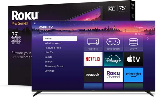 Miniatura 12 de Roku Smart TV – 55 pulgadas Pro Series 4K QLED RokuTV con retroiluminación Roku Voice Remote Pro, Dolby Vision IQ, frecuencia de actualización