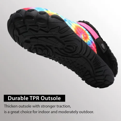 Miniatura 6 de Besroad - Pantuflas mullidas para mujer y hombre, esponjosas, cómodas, de espuma viscoelástica, para dormitorio