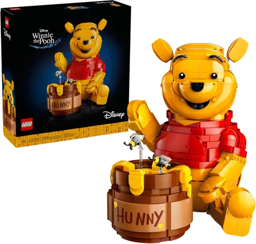 LEGO Disney Winnie The Pooh - Juego de construcción – Decoración para el hogar, la oficina o estante de libros para adultos fanáticos de 18 años en