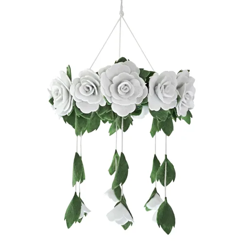 Miniatura 13 de Móvil para cuna de bebé – Móvil colgante de madera para cuna, decoración de guardería para niños y niñas, regalo perfecto de ducha