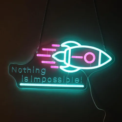 Miniatura 10 de Astronaut Skateboarding" Space Adventure Light - Arte de pared LED genial y que desafía la gravedad para sala de juegos, dormitorio, decoración