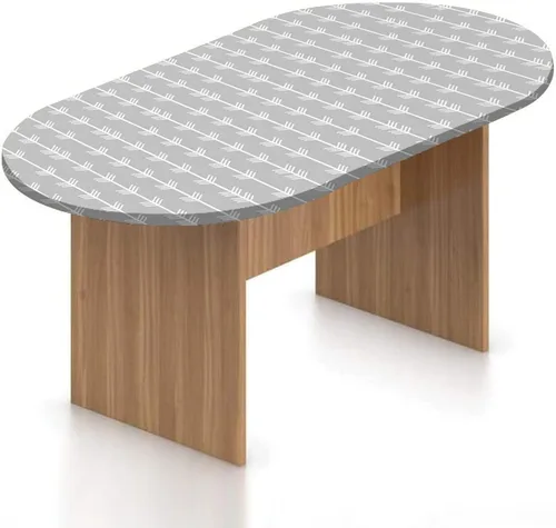 Miniatura 16 de Mantel ajustable ovalado de poliéster elástico para acuario, diferentes peces en la parte inferior del océano, mantel ajustable con estampado