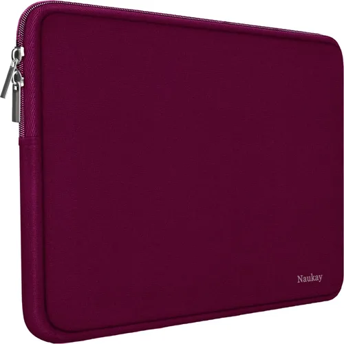 Miniatura 11 de Naukay Funda para Laptop, Funda de Neopreno Resistente de 13-13.3 Pulgadas para Laptop/Computadora Portátil/Funda de Bolsillo para Computadora