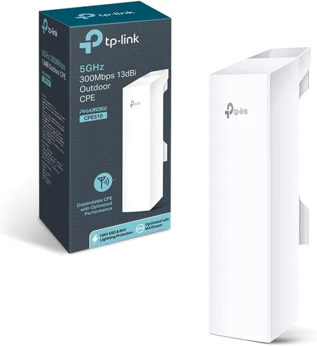 Miniatura 7 de TP-Link 2.4GHz N300 CPE para exteriores de largo alcance para transmisión PtP y PtMP Puente inalámbrico punto a punto 9dBi, más de 5km