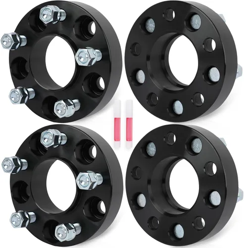 Miniatura 8 de SCITOO 4 adaptadores de rueda de 5 x 4.5 pulgadas, adaptadores espaciadores de rueda de 2 pulgadas con pernos de 1/2 pulgada para Dodge Nitro