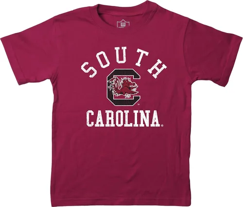 Miniatura 25 de Wes and Willy Camiseta de algodón orgánico de manga corta para niños de la NCAA rutgers scarlet knights rojo