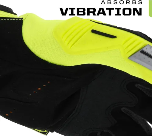 Miniatura 4 de Mechanix Wear Hi-Viz M-Pact Guantes - Guantes de impacto de alta visibilidad - Para la seguridad de los constructores - Para la construcción - Que