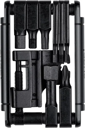 Miniatura 8 de Fabric 16 en 1 - Multiherramienta plegable para ciclismo: 16 en 1 - Llave hexagonal, calibre de radio, par de torsión, divisor de cadena - Plateado