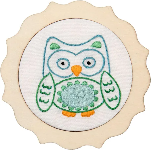 Miniatura 6 de Bucilla Kit de bordado estampado My 1st Stitch, 4 pulgadas, Camper